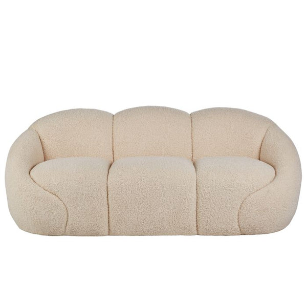 Sofa - Boucle 'Teddy' - Cream