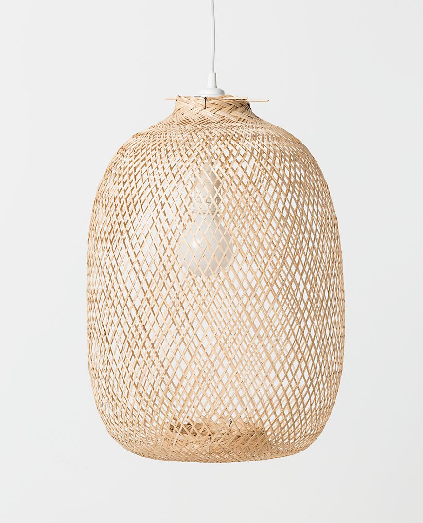 Bamboo Pendant Light - Natural