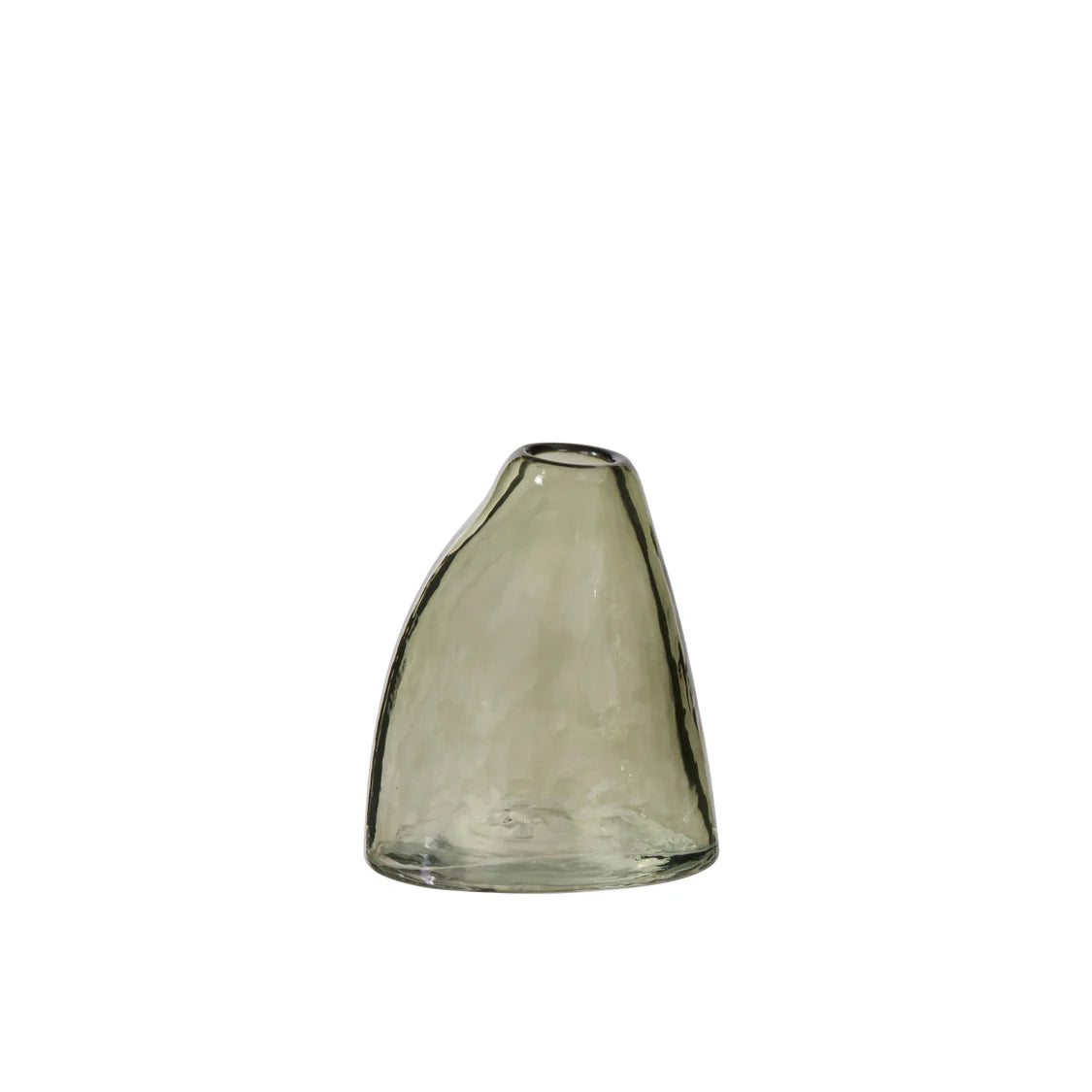 Vase - Abstract - Jade Green Glass