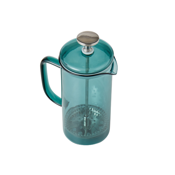 French Press - Glass - Green