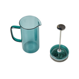 French Press - Glass - Green