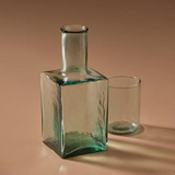 Handblown Glass Carafe and Tumbler Set