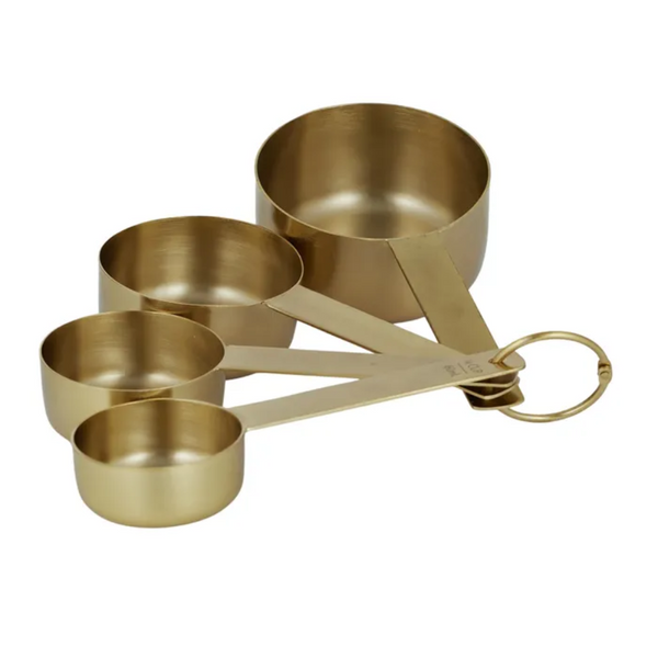 Measuring Cups - Gold Stainless Steel - Set of 4
