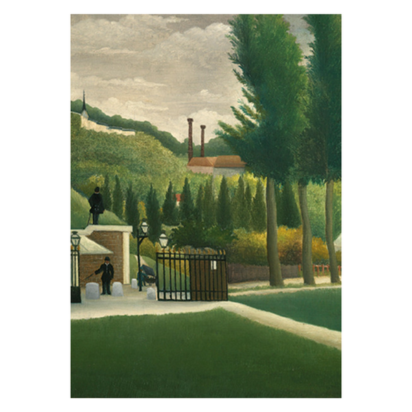 Greeting Card - 'The Toll Gate' by Henri Rousseau