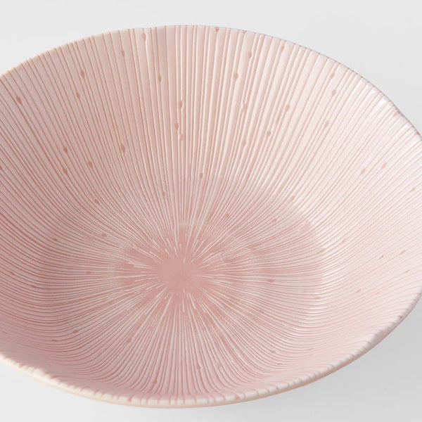 Japanese Bowl - Pastel Pink Glaze - 21cm