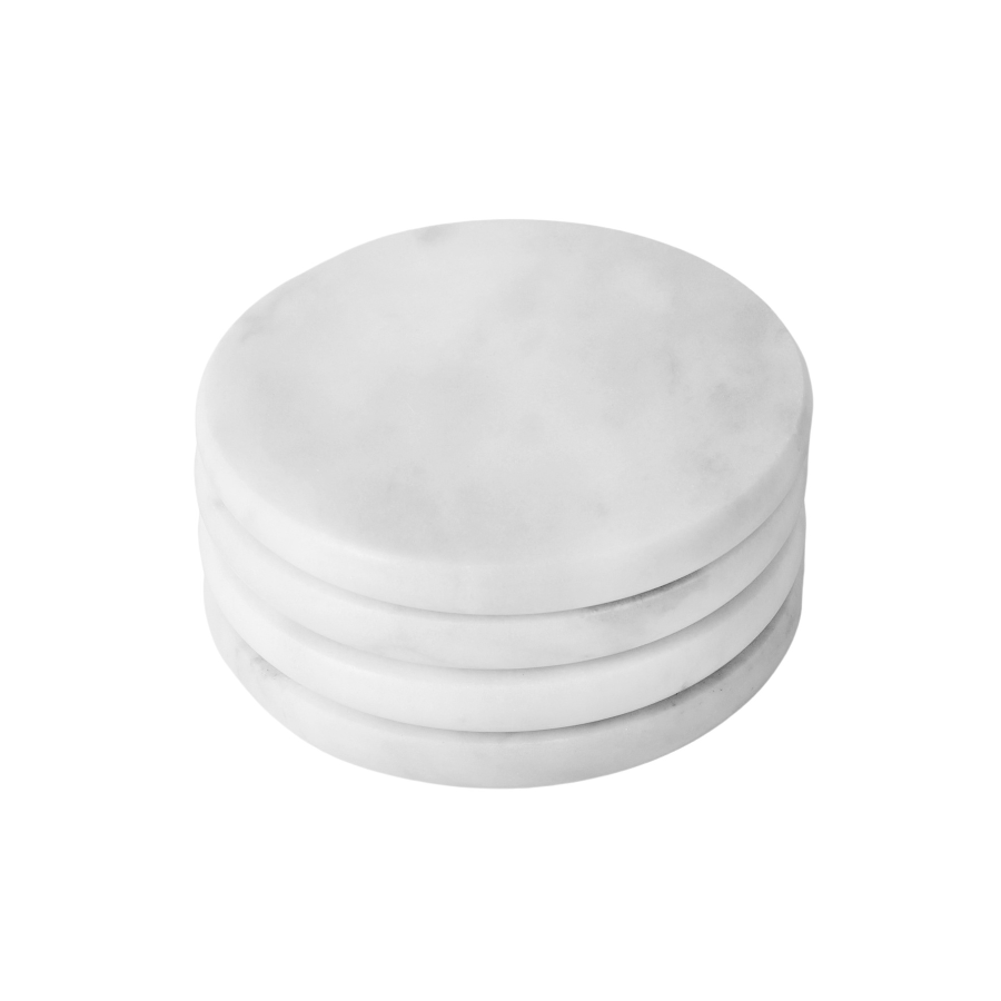 Coaster - Marble Round - Set of 4