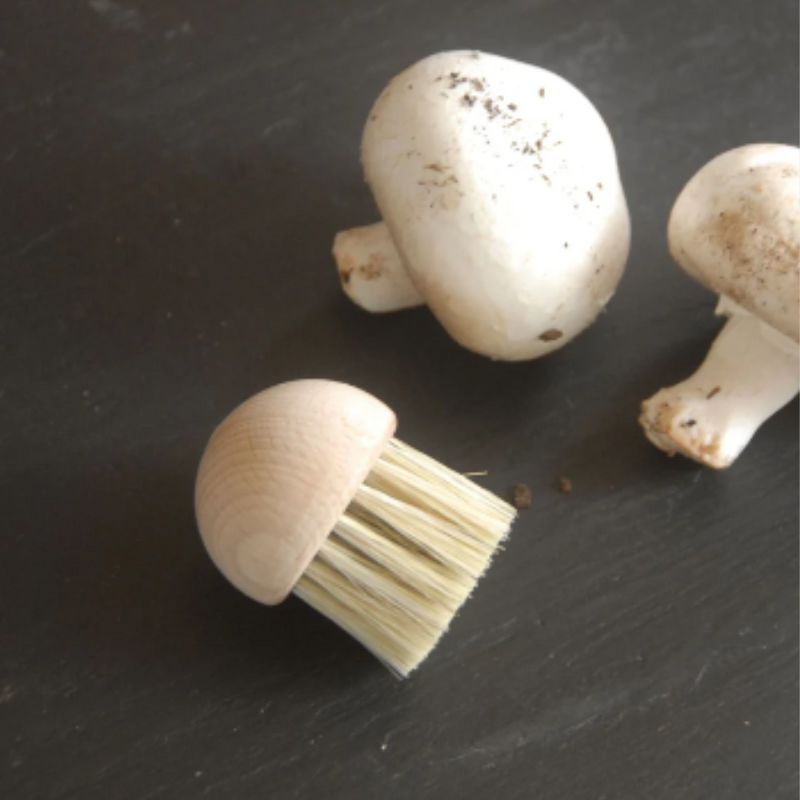 Mushroom Brush - Beechwood Handle