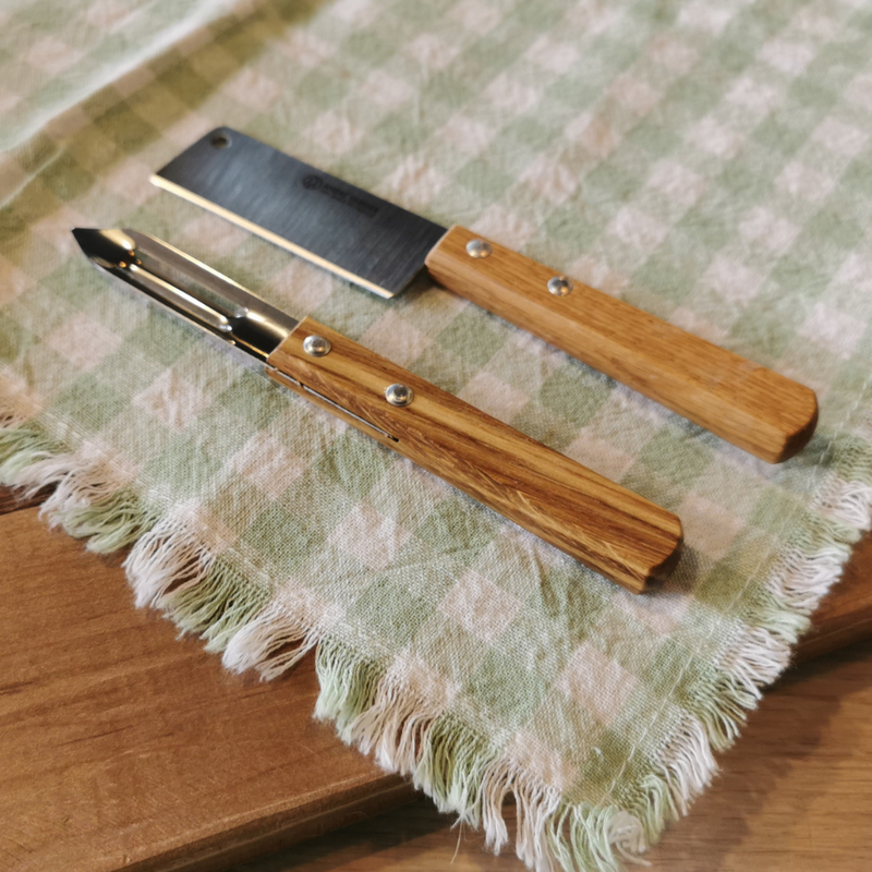 Cheese Cleaver - Oak Handle - Prepa Culi by André Verdier