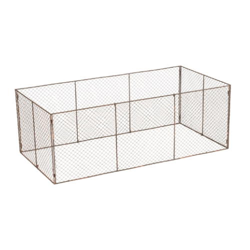 Rustic Wire Rectangle Garden Cloche - PREORDER NOW