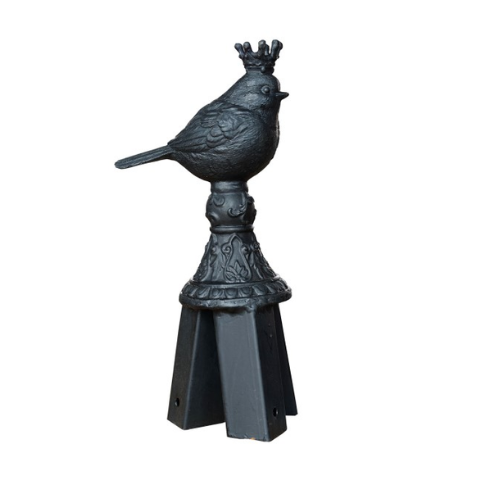 Stake Topper - Royal Birds Cast Iron Black