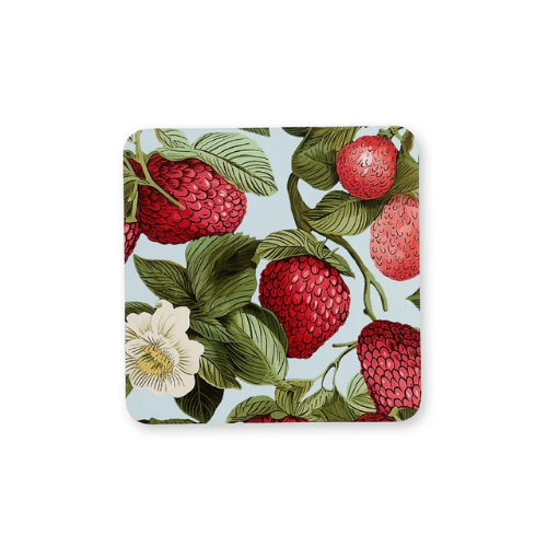 Coaster Set Square - Strawberry Field
