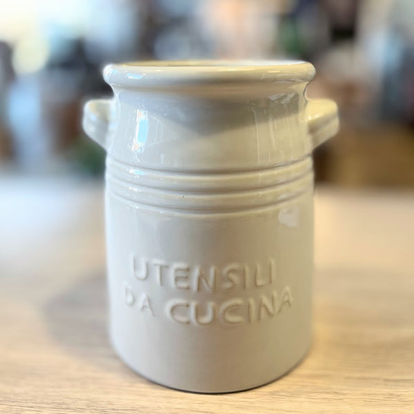 Utensil Holder Cream