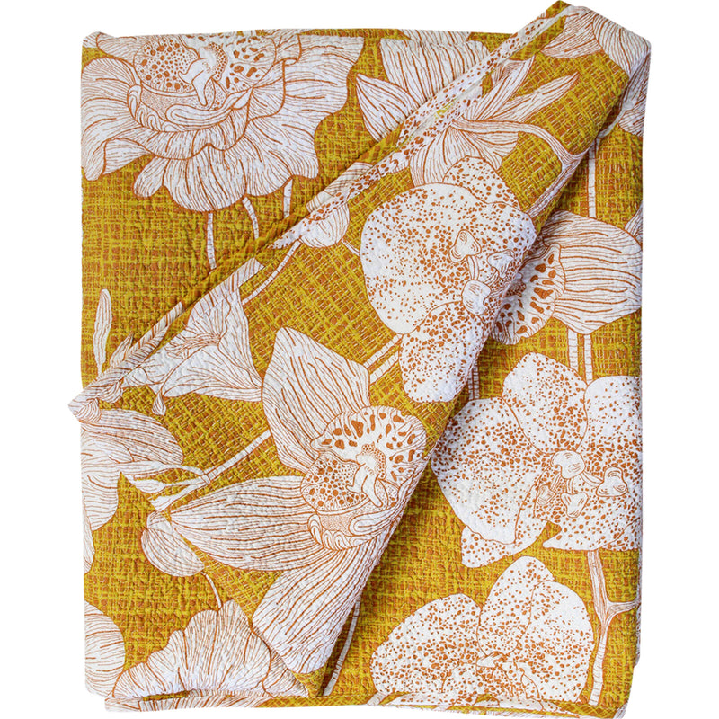 Quilted Throws -  Small Floral