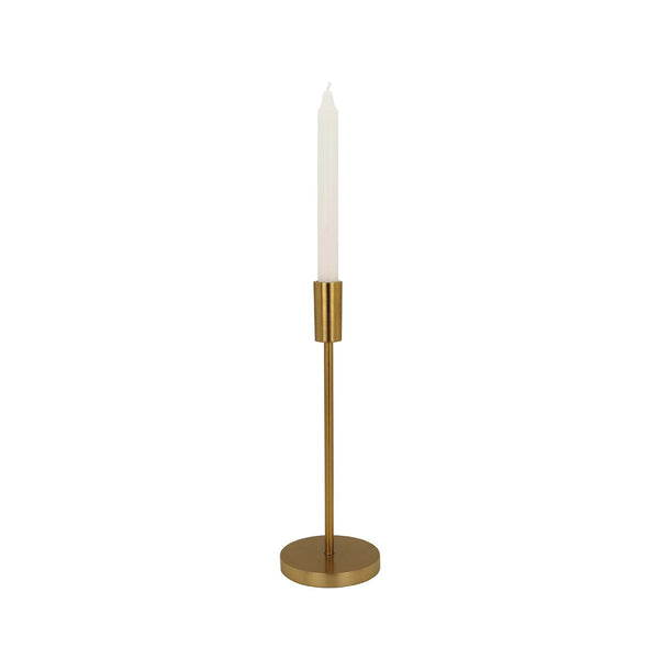 Brass Candle Holder - Tall - Brass