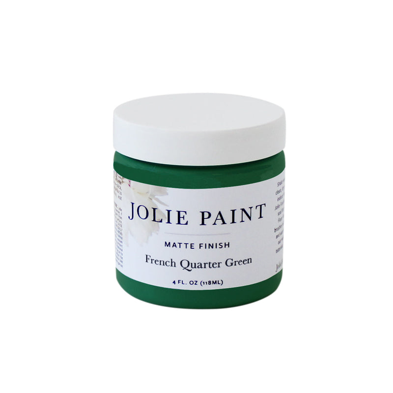 Jolie Paint - Matte finish paint for furniture, cabinets, floors, walls,  home decor and accessories - Water-based, Non-toxic - Cocoa - 32 oz 