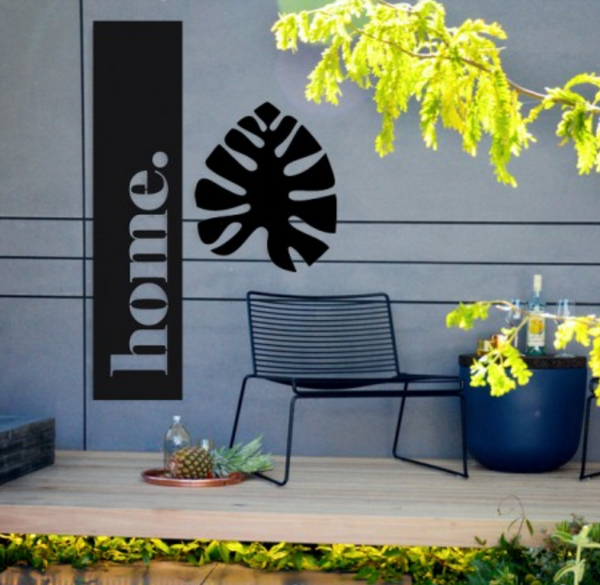 Monstera Leaf Sign Indoor/ Outdoor