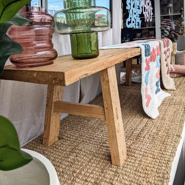 Recycled Elm Bench - Large