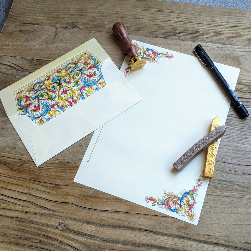 Florentine Paper Writing Set - Writing Paper and Envelopes