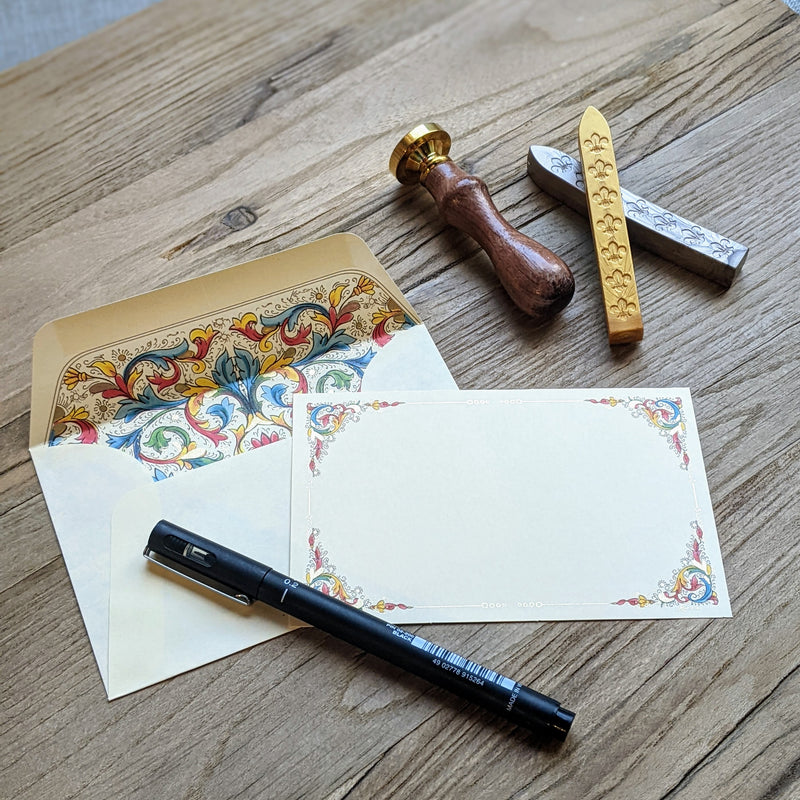 Florentine card Writing Set