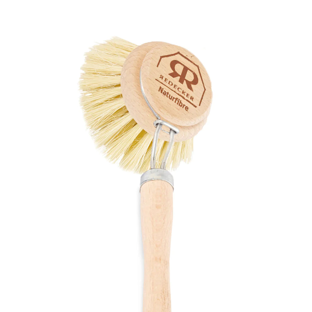 Dish Brush with Handle - Natural