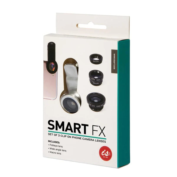 Smart FX Set of 3 Clip on Phone Camera Lenses