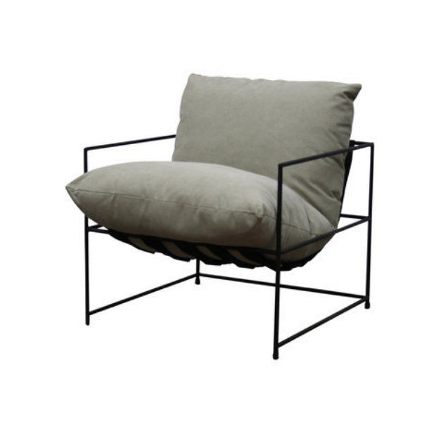 Tribecca Sling Lounge Chair - Cotton Canvas