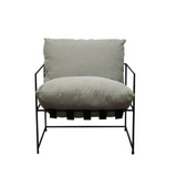 Tribecca Sling Lounge Chair - Cotton Canvas