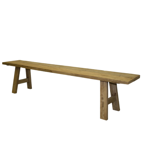 Recycled Elm Bench - Large