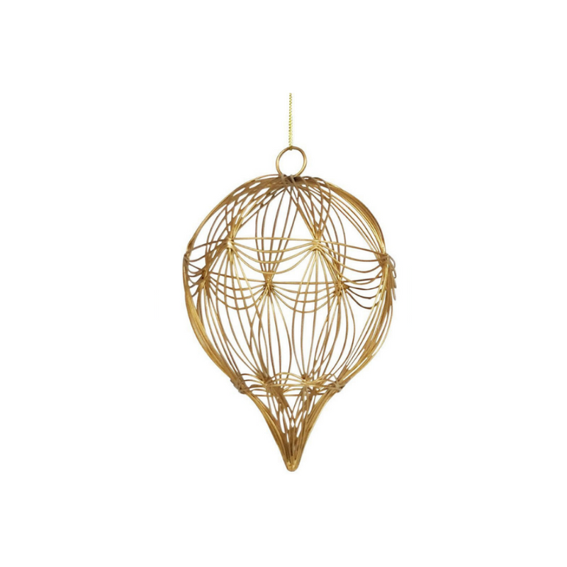 Wire Bauble - Gold