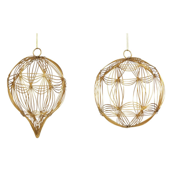 Wire Bauble - Gold