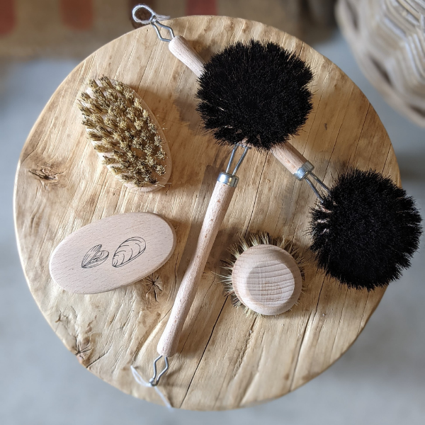Dish Brush Replacement Head - Black