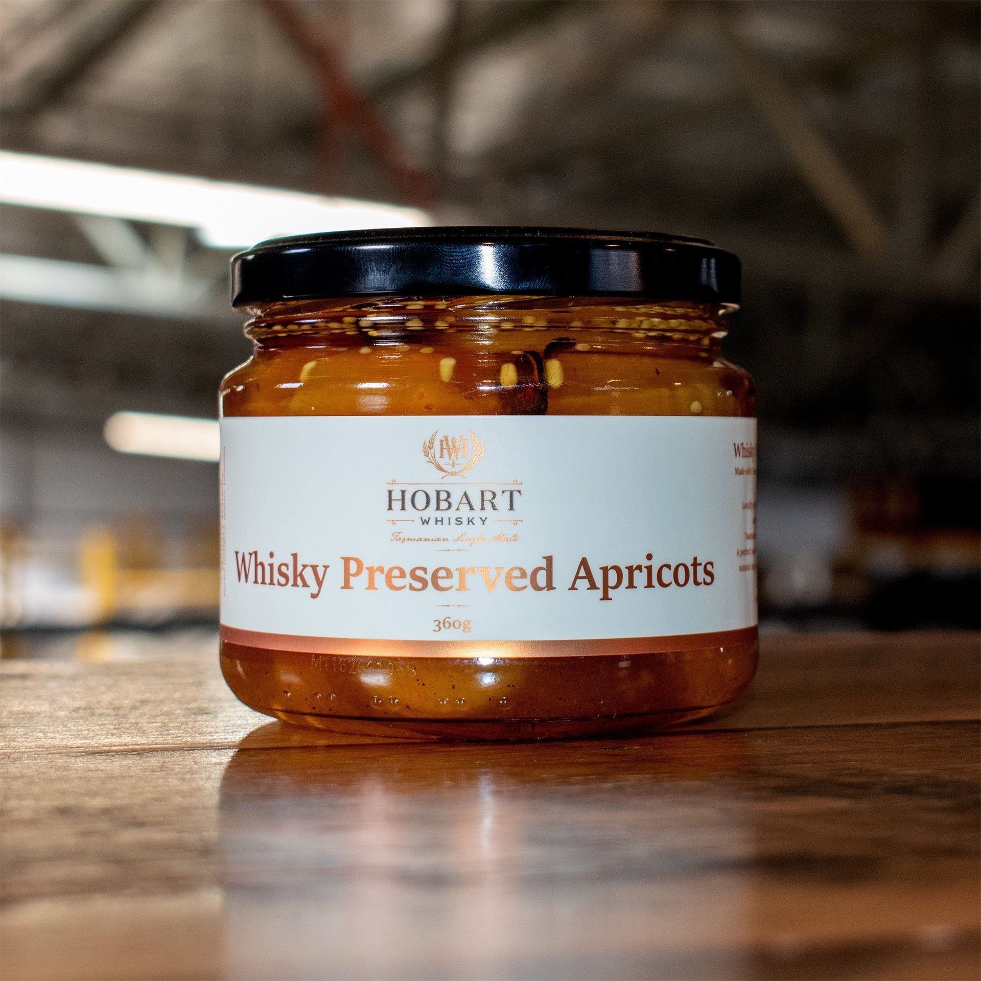 Whisky Preserved Apricots from Hobart Whisky