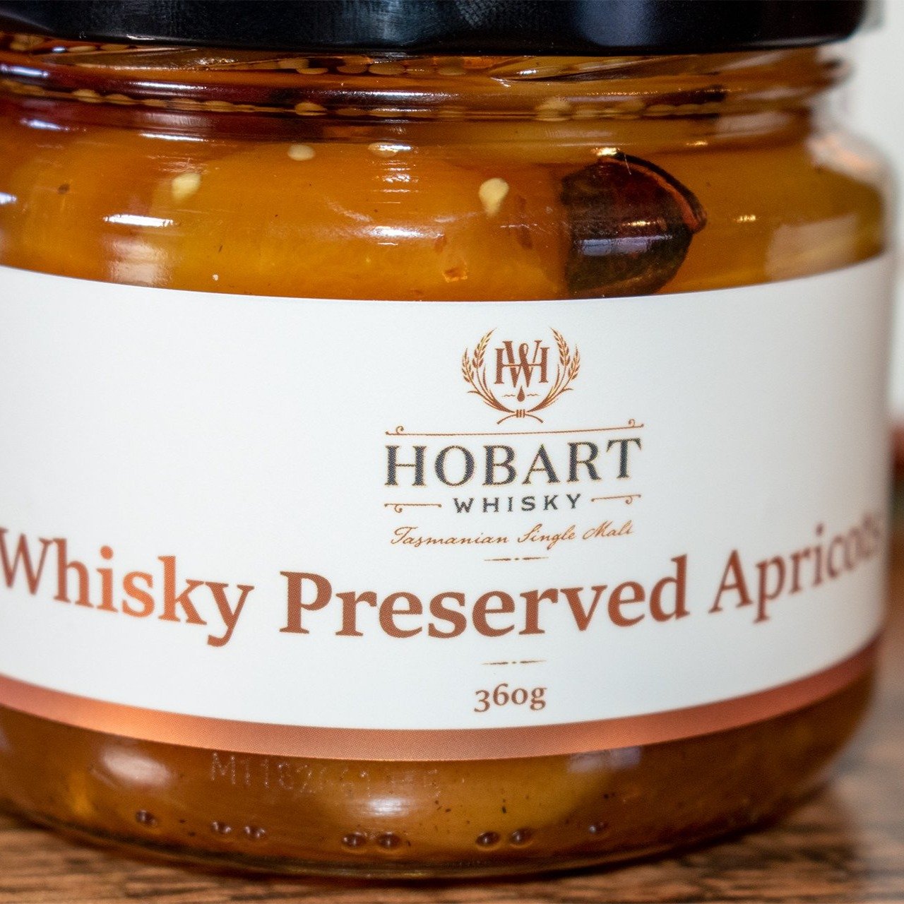 Whisky Preserved Apricots from Hobart Whisky