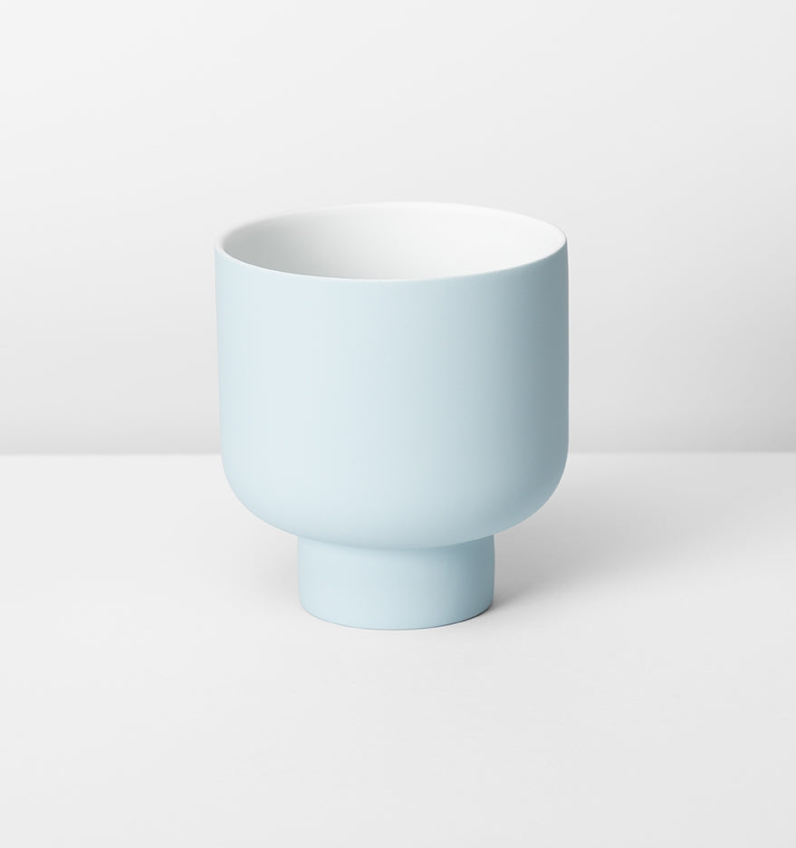 Pedestal Pots - Indoor Porcelain Planter - in 5 Colours