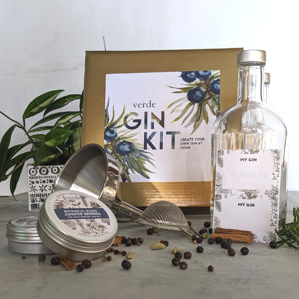 Verde Gin Kit - The Gin Crafters' Essential Starter Kit - Lush Giving Gold Box