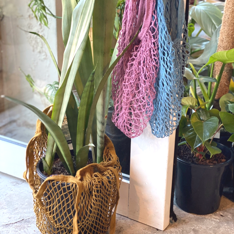 Cotton String Shopping Bag - Medium Handle