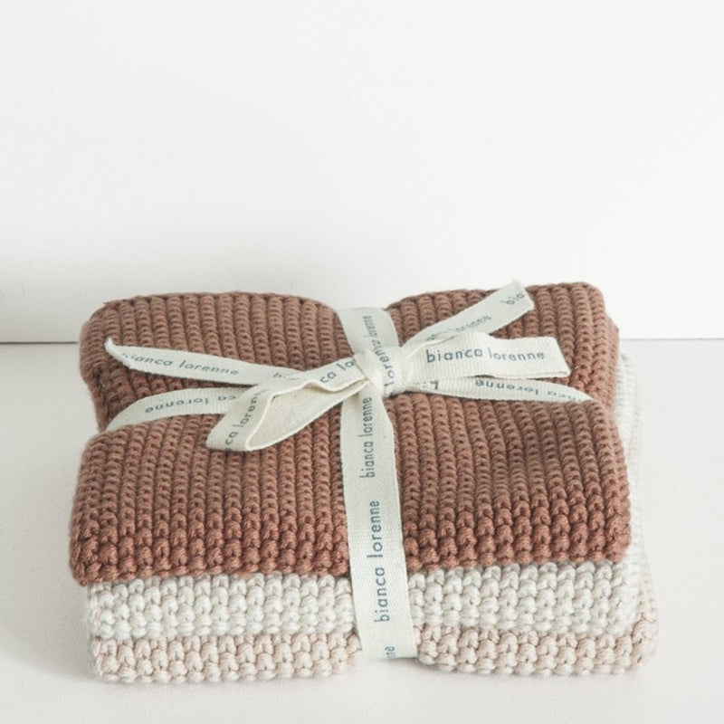 Wash Cloths – Hand Knitted Cotton