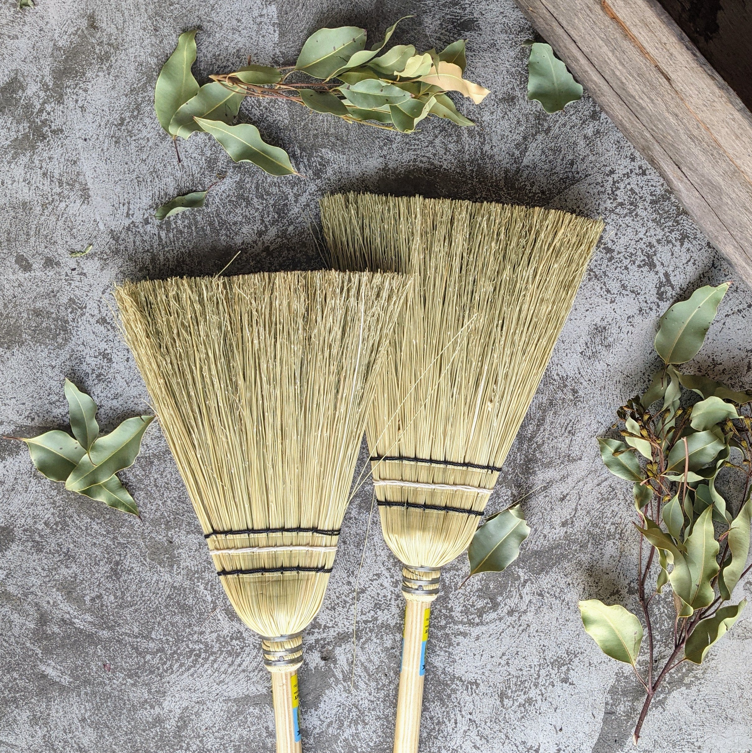 Tumut Caravan Broom - Natural Millet Broom