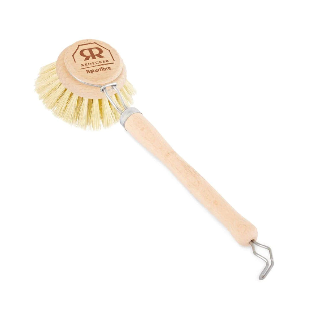 Dish Brush with Handle - Natural