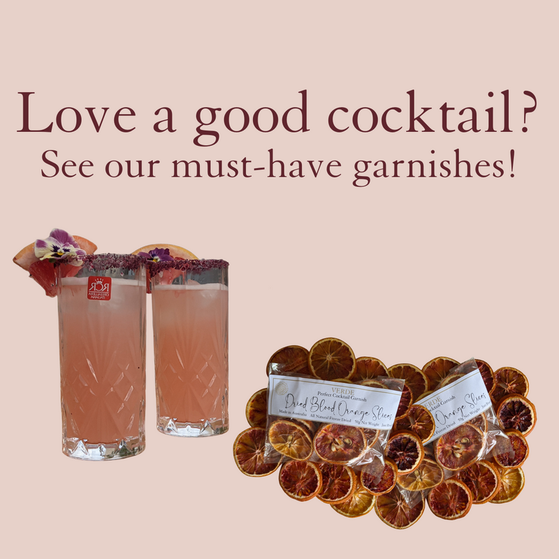 Level up your cocktails with garnishes