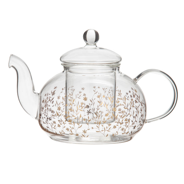 Wisteria Glass Teapot