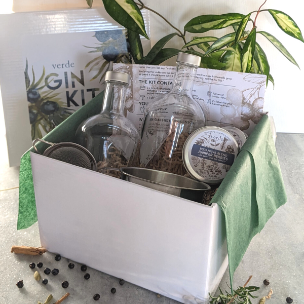 Verde Gin Kit - The Gin Crafters' Essential Starter Kit - Summer Days White Box